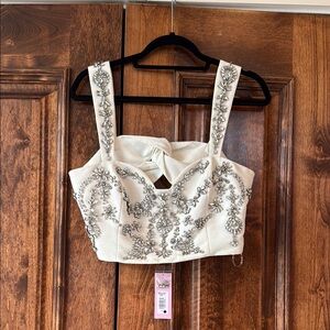 NWT Sachin & Babi Darcy Embellished Top